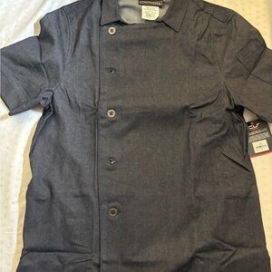 Men's Chef Coat Button-Up Shirt